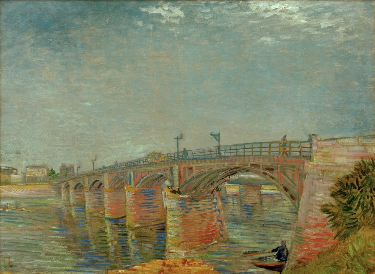 Ponte Sena em Asnières de Vincent van Gogh