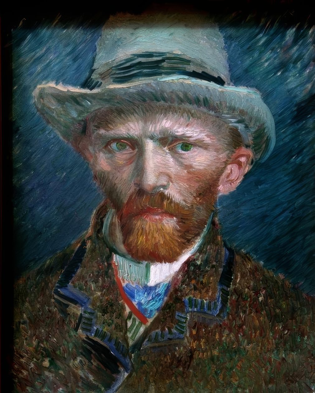 auto-retrato de Vincent van Gogh