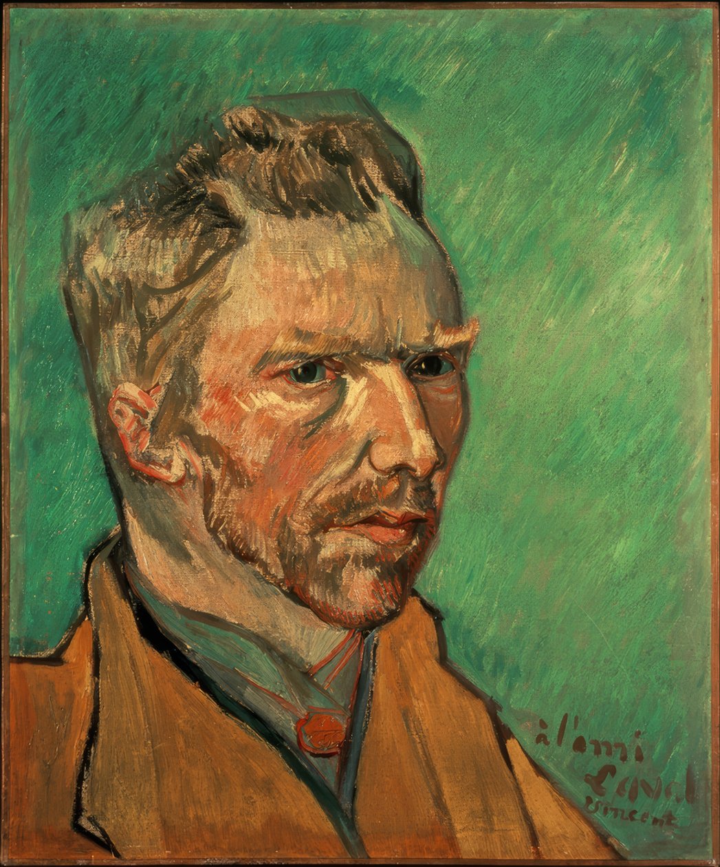 auto-retrato de Vincent van Gogh