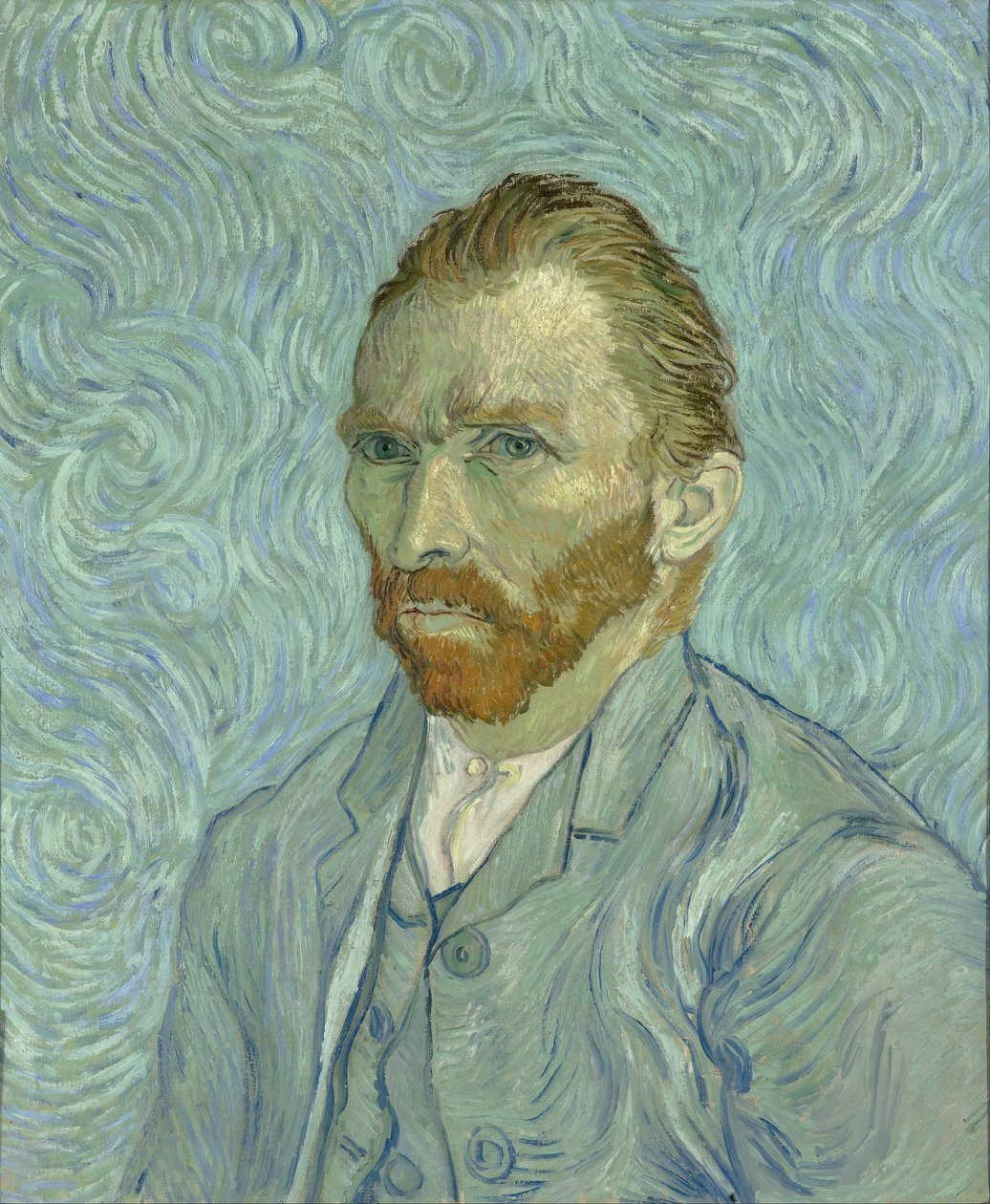 Auto-retrato, 1889 de Vincent van Gogh