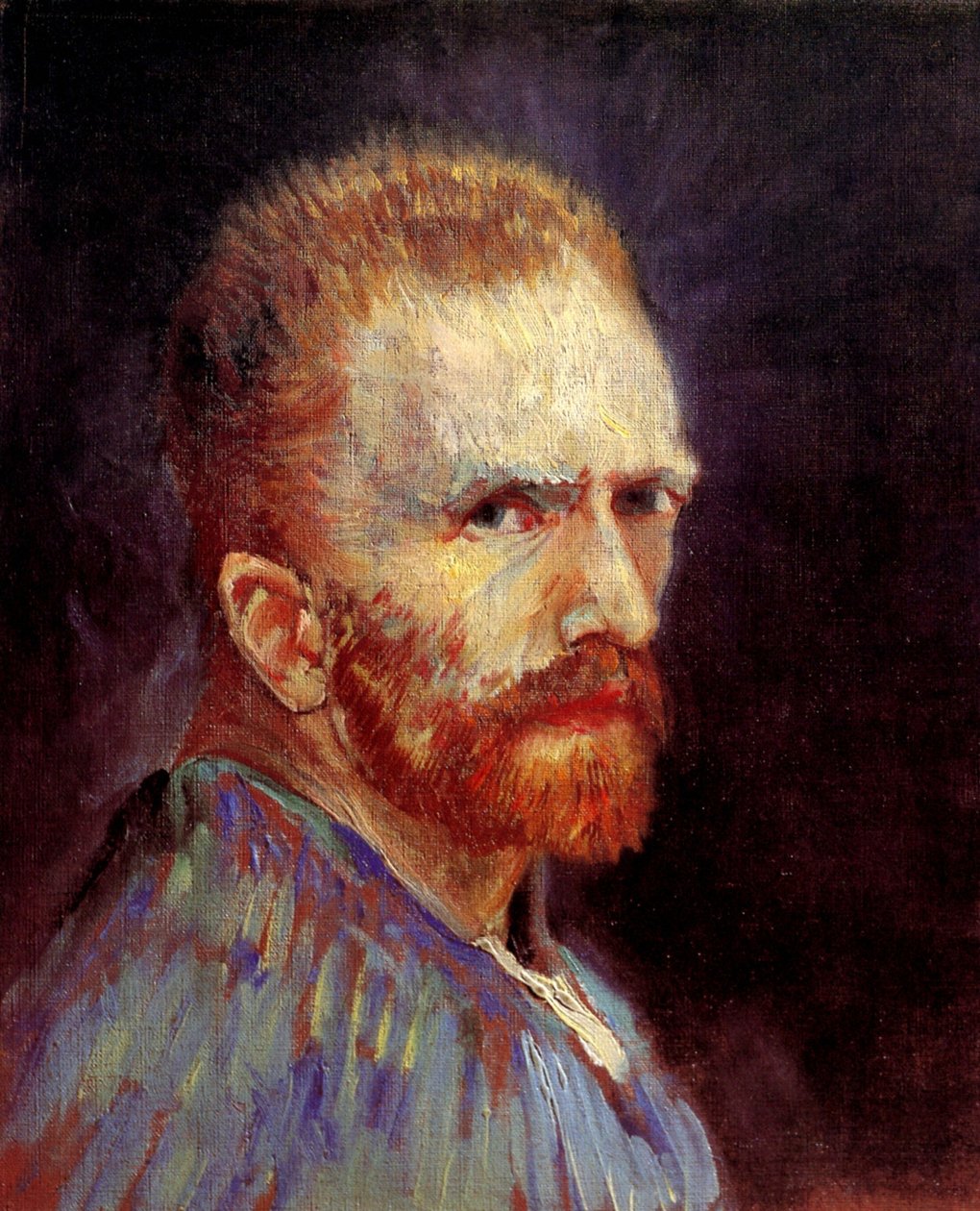 Autorretrato, c.1887 (óleo sobre tela) de Vincent van Gogh