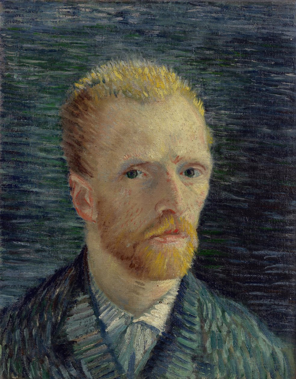 Self-Portrait par Gogh, Vincent, van (1853-1890). Óleo sobre tela, tamanho : 42,2x34,5 de Vincent van Gogh