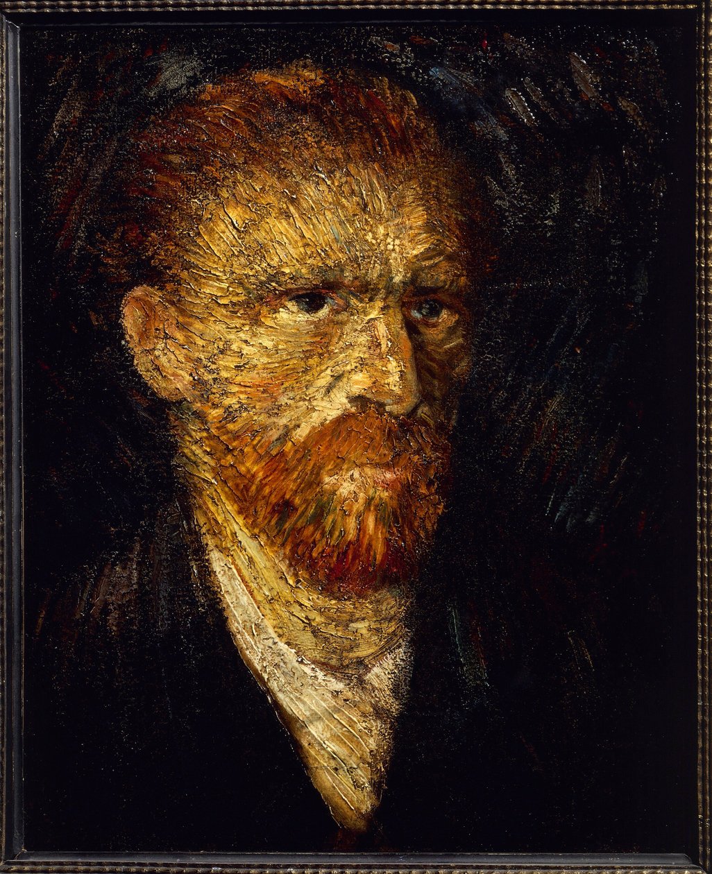 Auto-retrato (óleo sobre tela de Vincent van Gogh