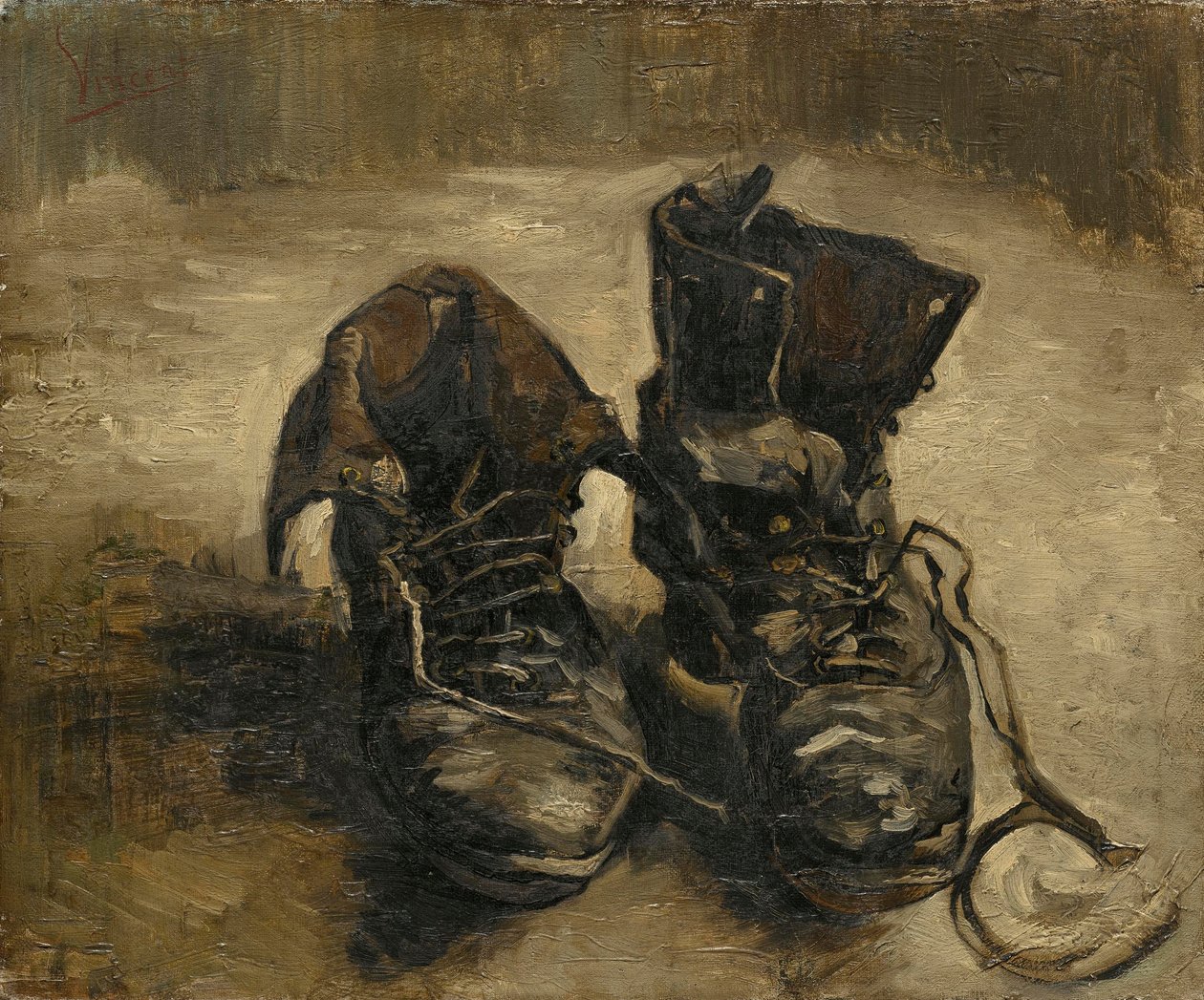 Sapatos, 1886 de Vincent van Gogh