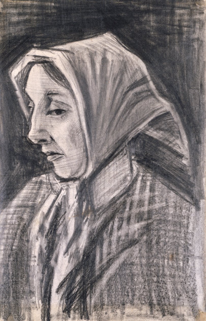 Sien, virado para a esquerda de Vincent van Gogh