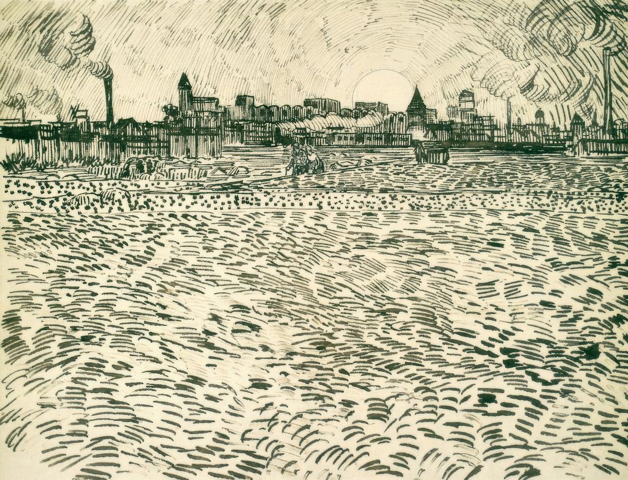 Noite de verão em Arles de Vincent van Gogh