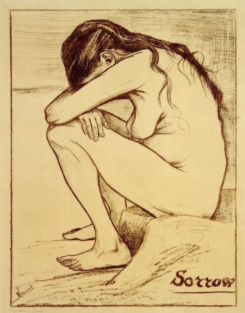 Tristeza de Vincent van Gogh