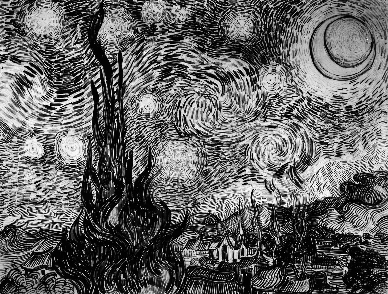noite estrelada de Vincent van Gogh