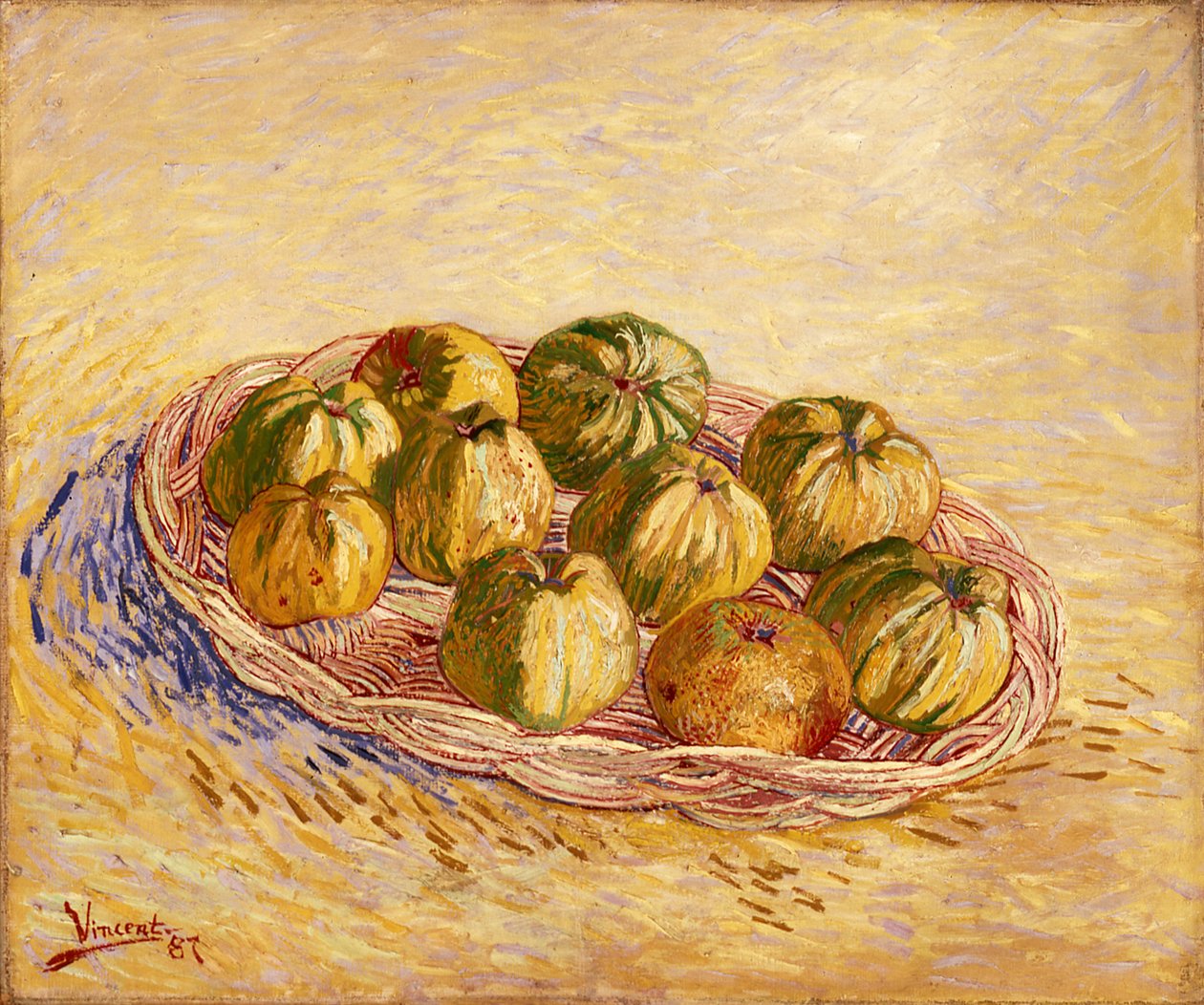 Natureza Morta, Cesto de Maçãs de Vincent van Gogh