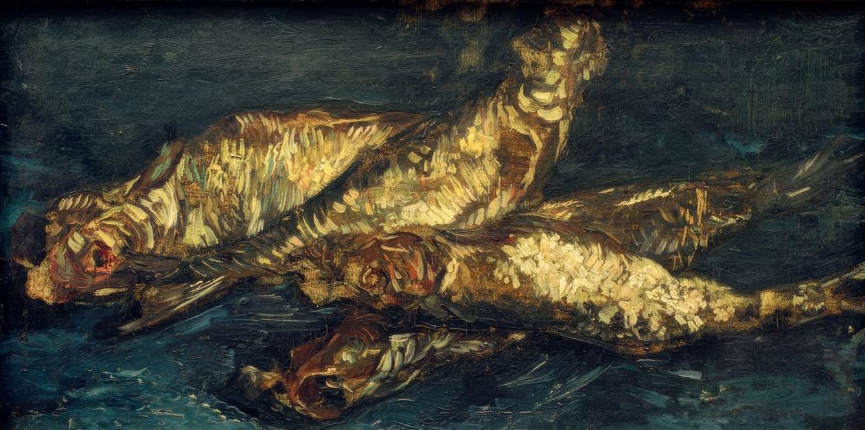 Natureza morta com Bücklingen de Vincent van Gogh