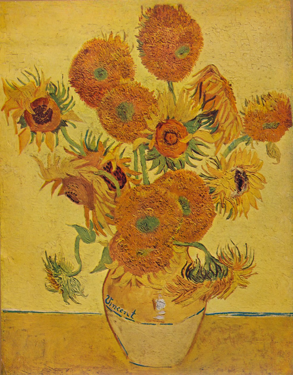Girassóis, 1888 1935 de Vincent van Gogh