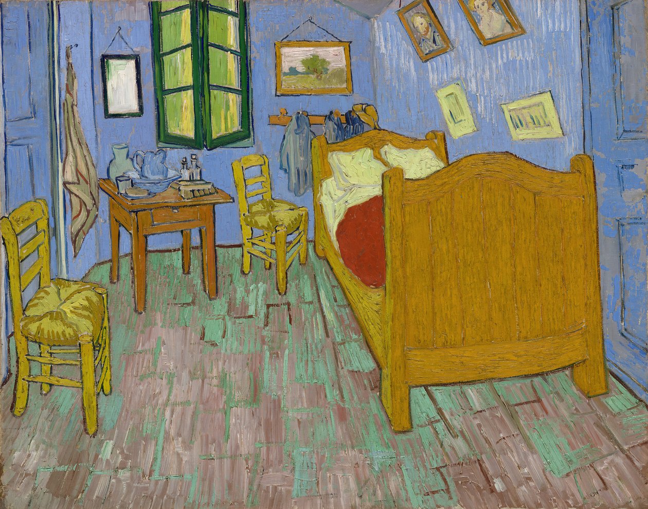 O quarto, 1889. de Vincent van Gogh