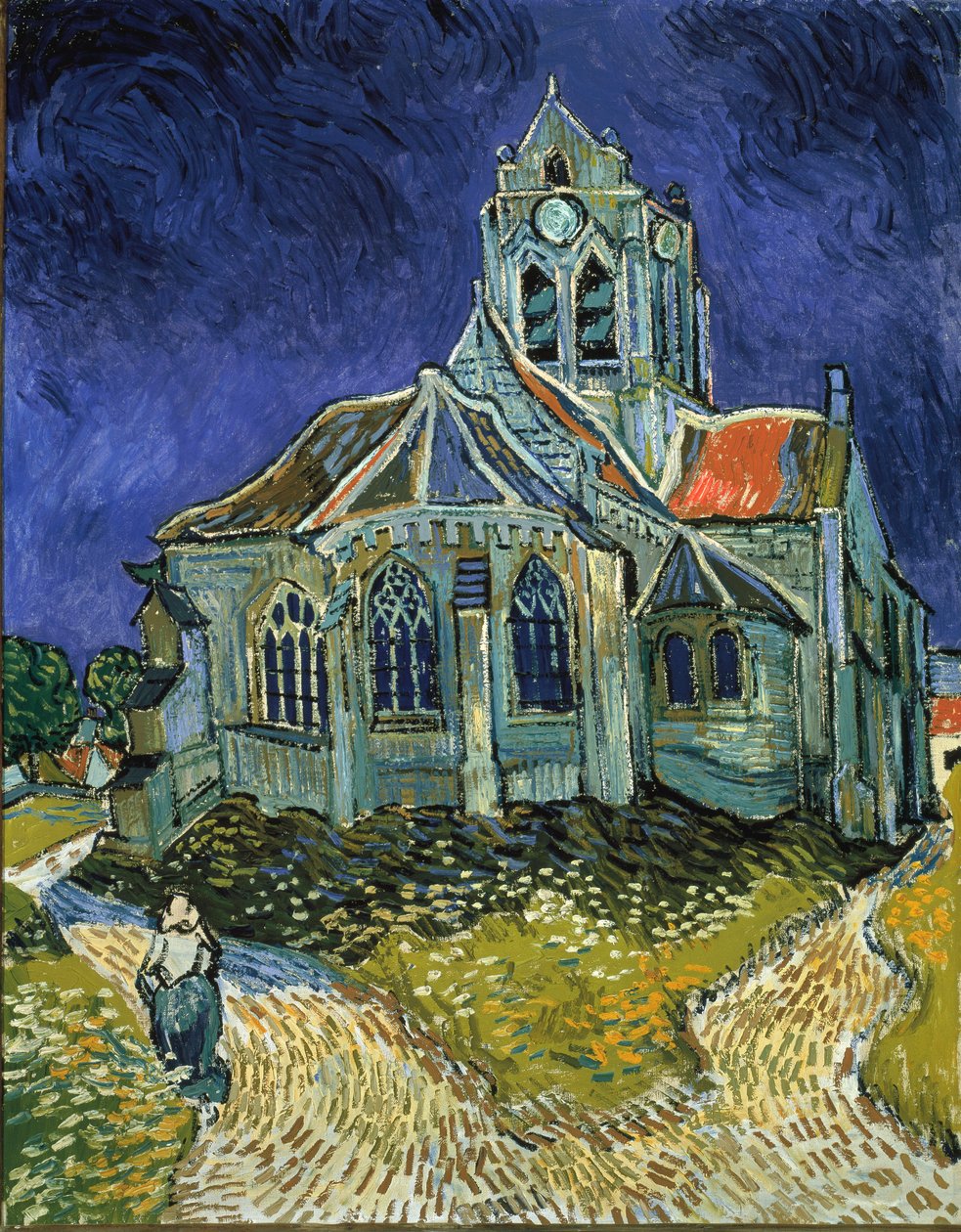 A Igreja de Auvers de Vincent van Gogh
