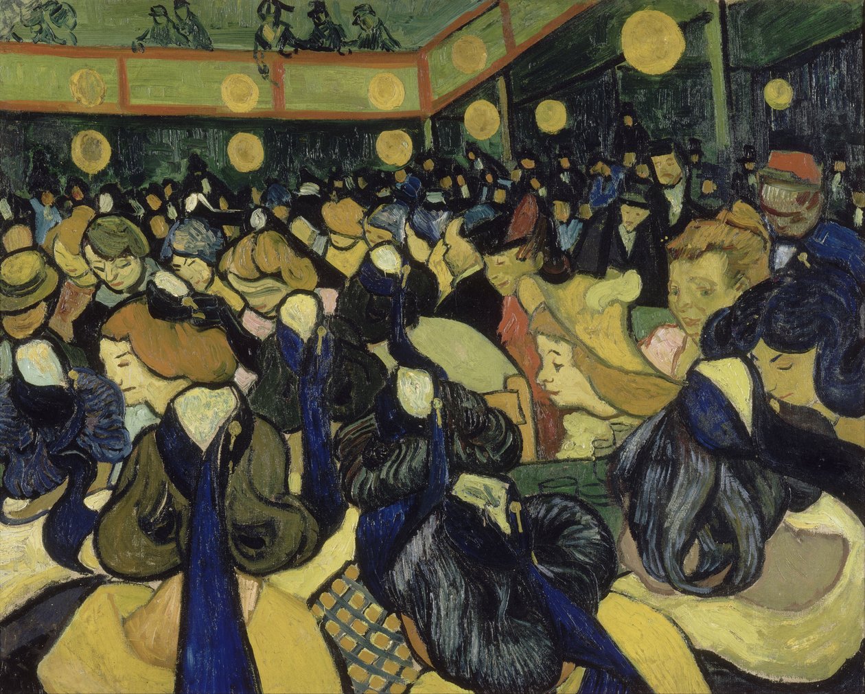 O salão de dança em Arles, 1888 de Vincent van Gogh