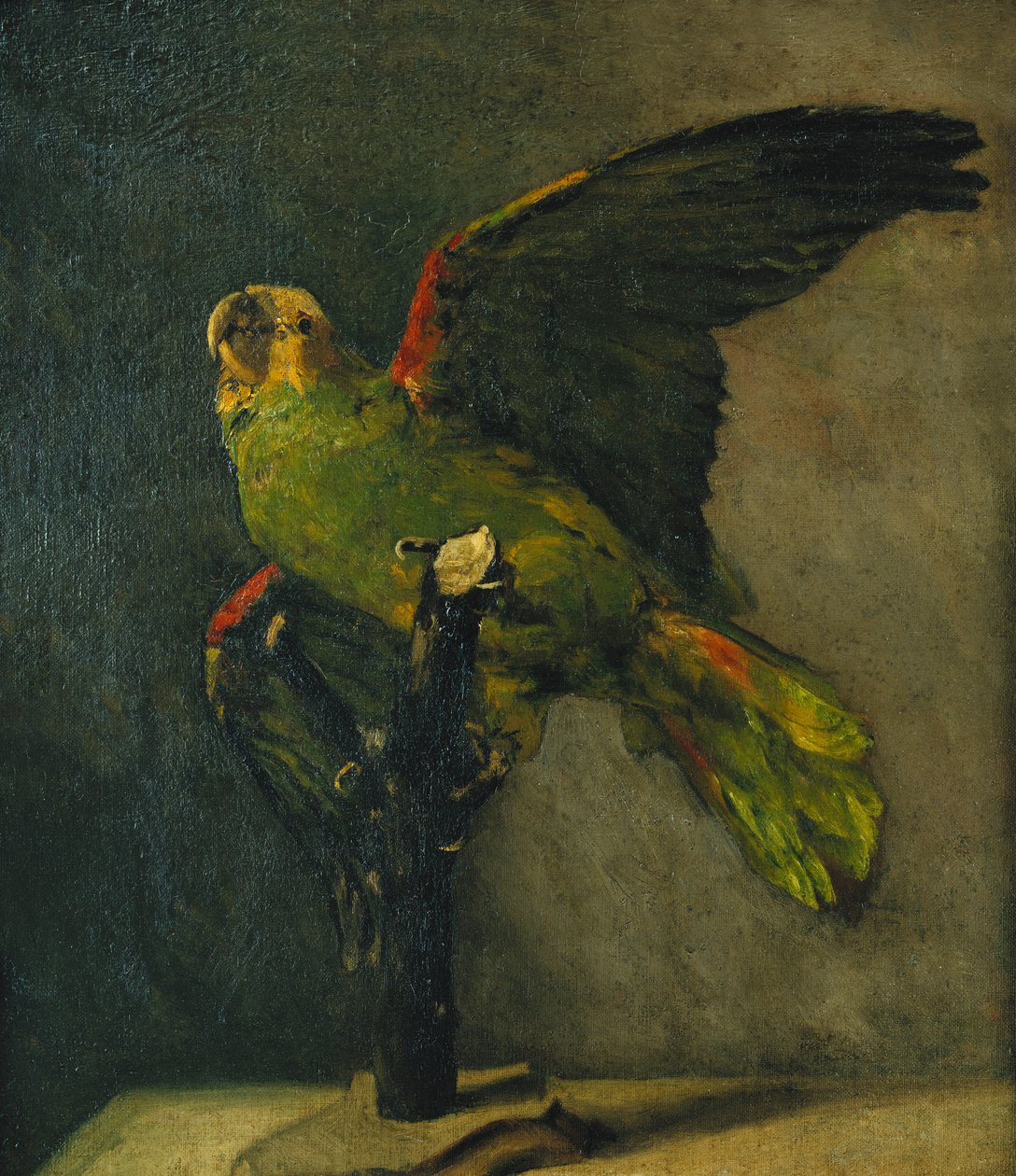 O papagaio verde; O papagaio verde, 1885 de Vincent van Gogh