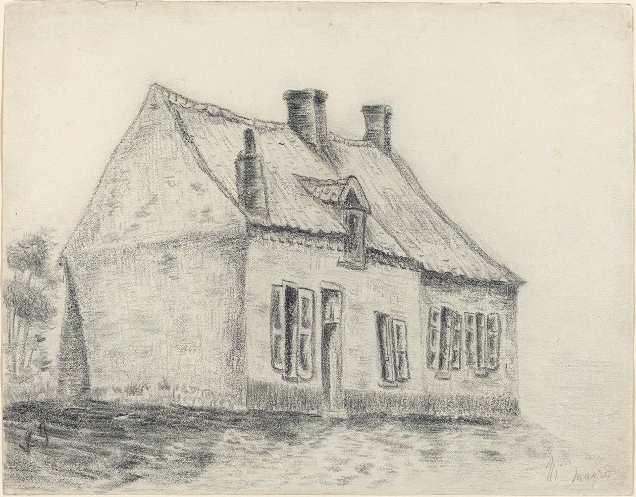 A Casa Magrot, Cuesmes de Vincent van Gogh