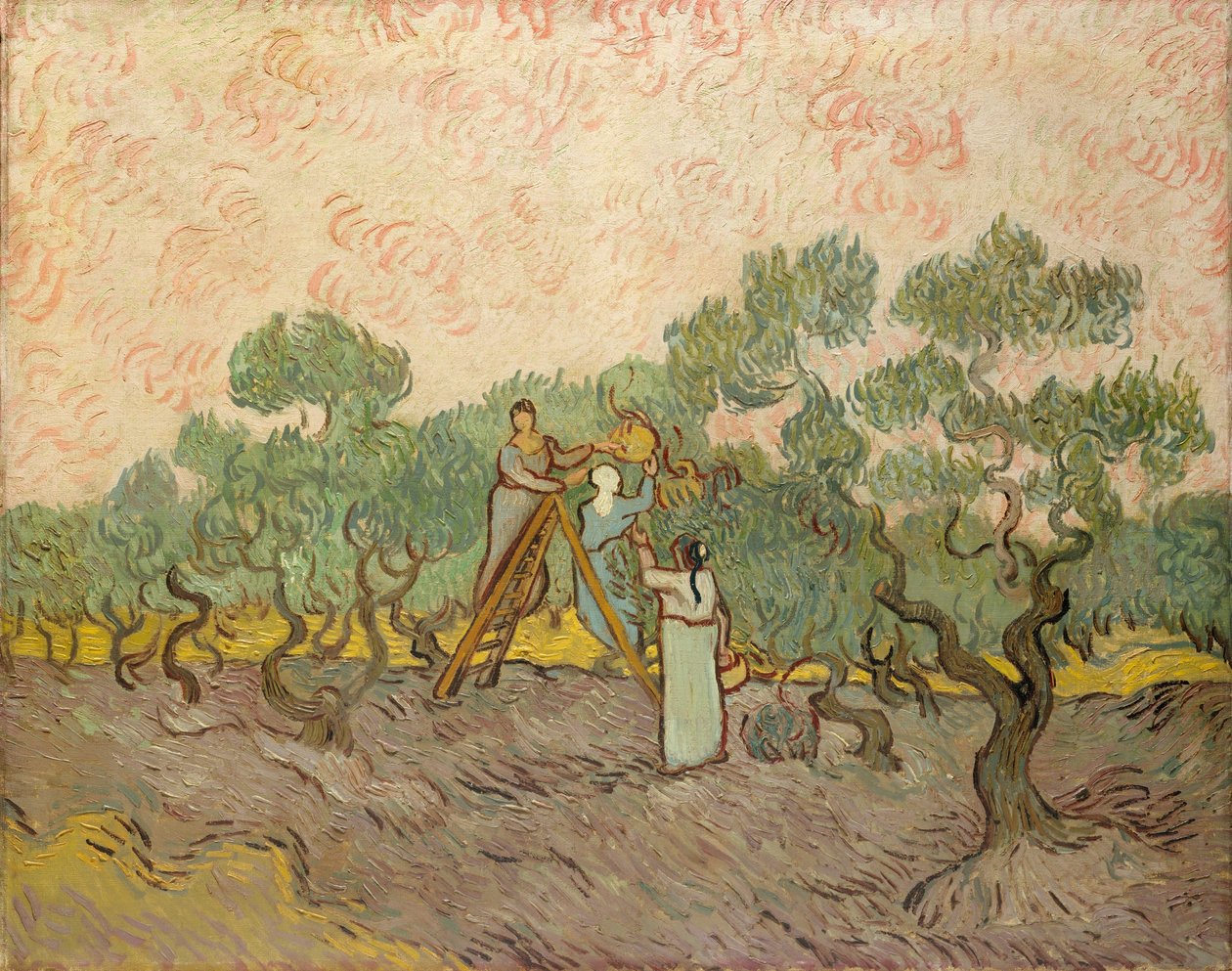 The Olive Pickers, Saint-Remy de Vincent van Gogh