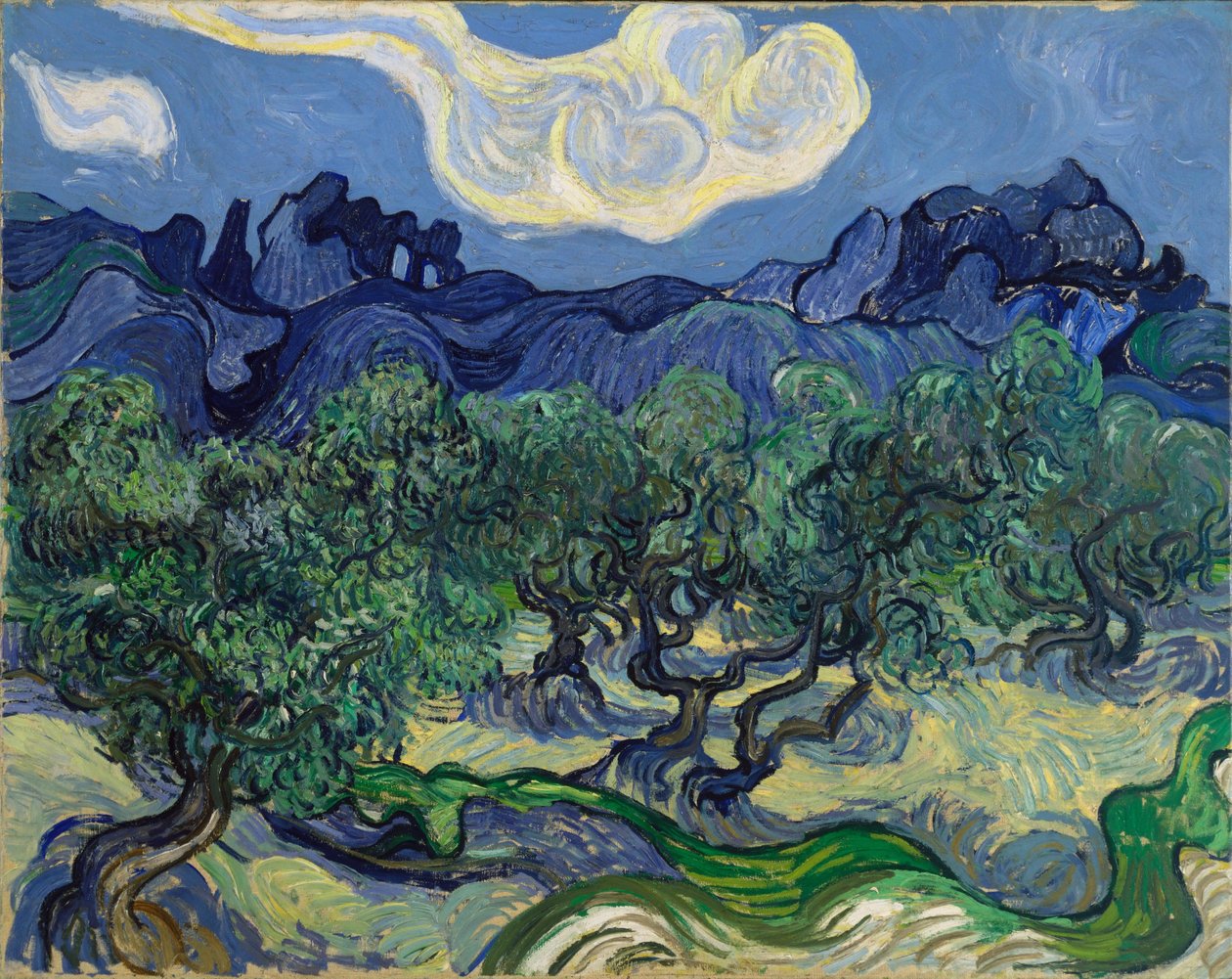 As Oliveiras de Vincent van Gogh