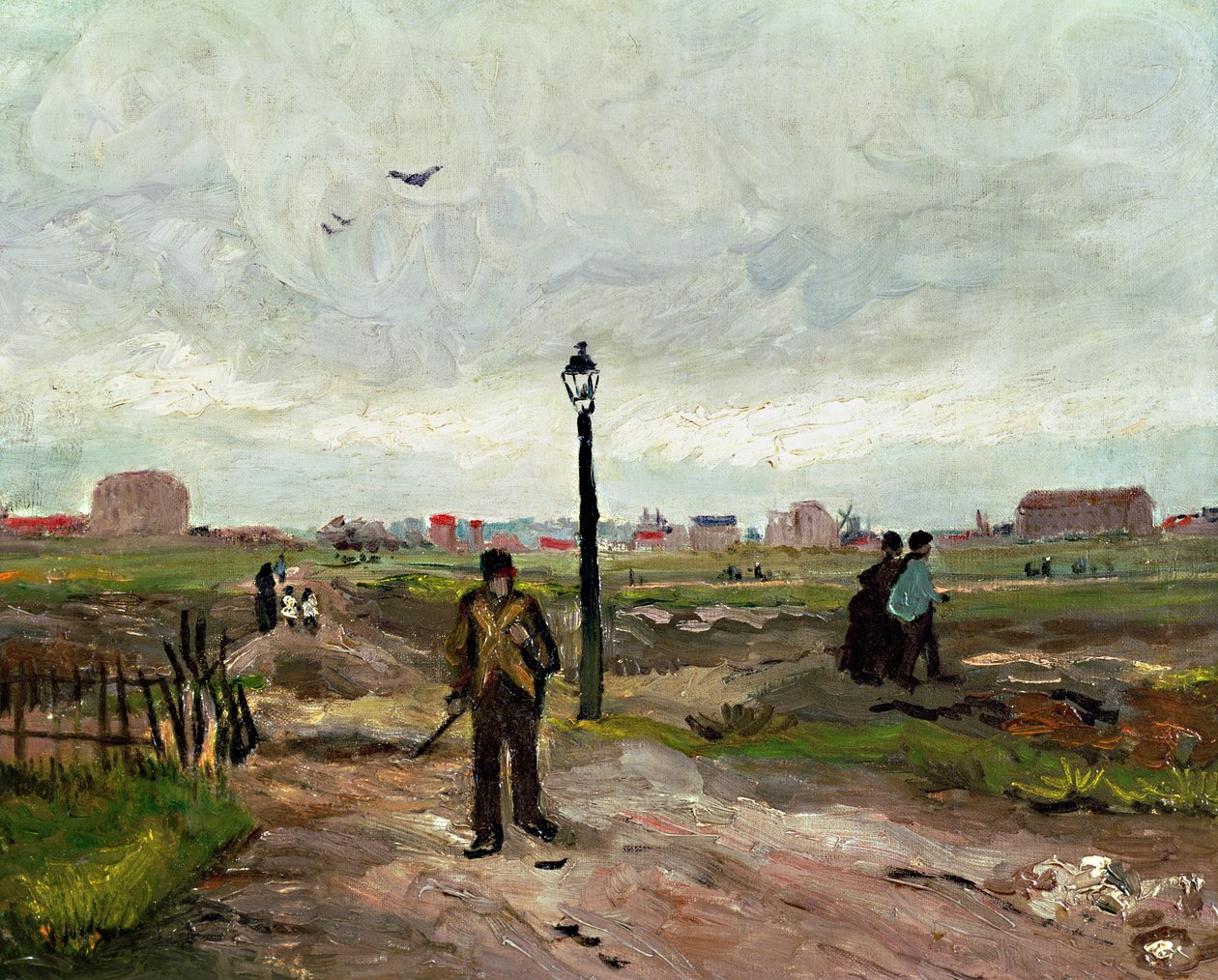 Os arredores de Paris, 1886 de Vincent van Gogh