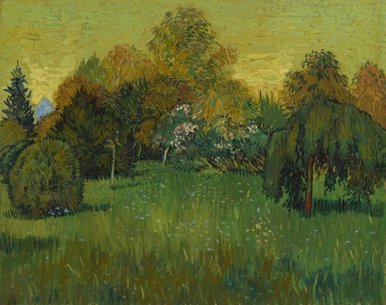 O jardim do poeta de Vincent van Gogh