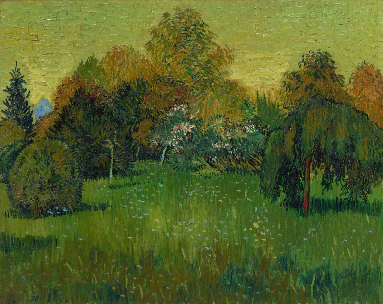 O Jardim do Poeta, 1888. de Vincent van Gogh