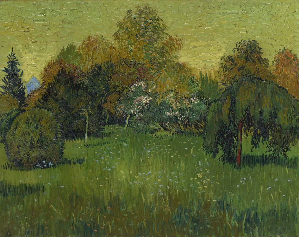 O Jardim do Poeta, 1888 de Vincent van Gogh