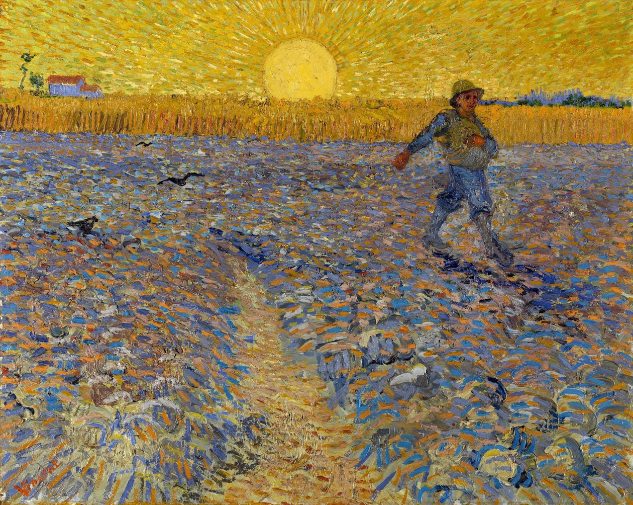 The Sower, c.1888 (óleo sobre tela) de Vincent van Gogh