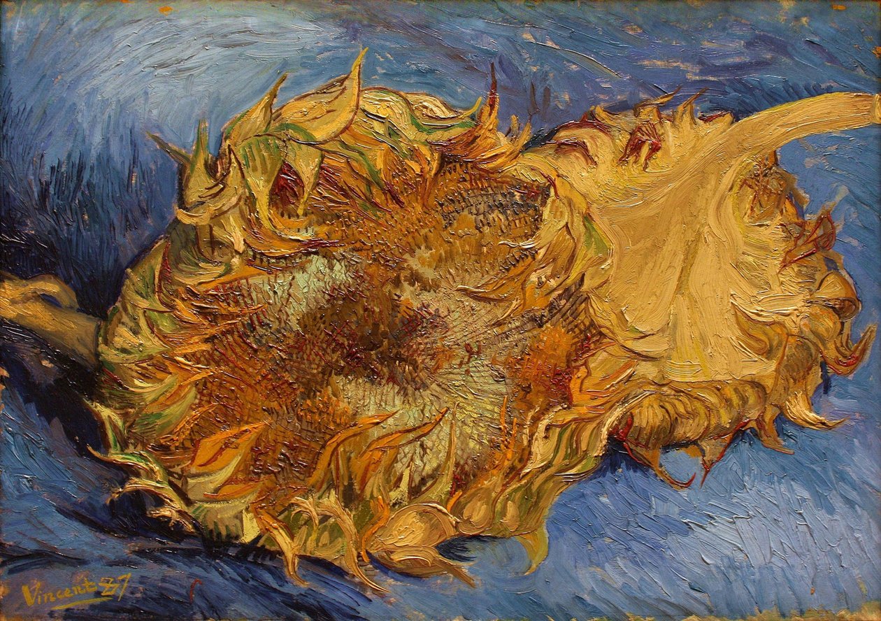 Os girassóis, 1887 de Vincent van Gogh