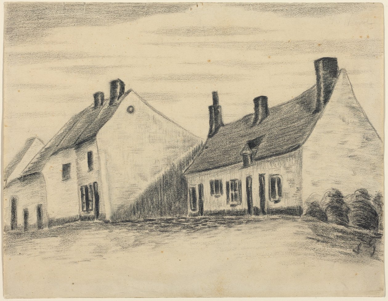 A casa Zandmennik de Vincent van Gogh