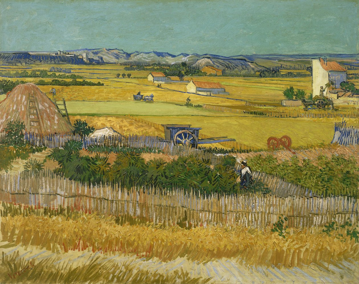 A colheita, 1888 de Vincent van Gogh
