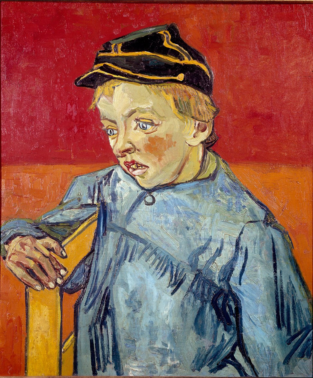 O rapaz da escola. Pintura de Vincent Van Gogh (1853-1890) de Vincent van Gogh