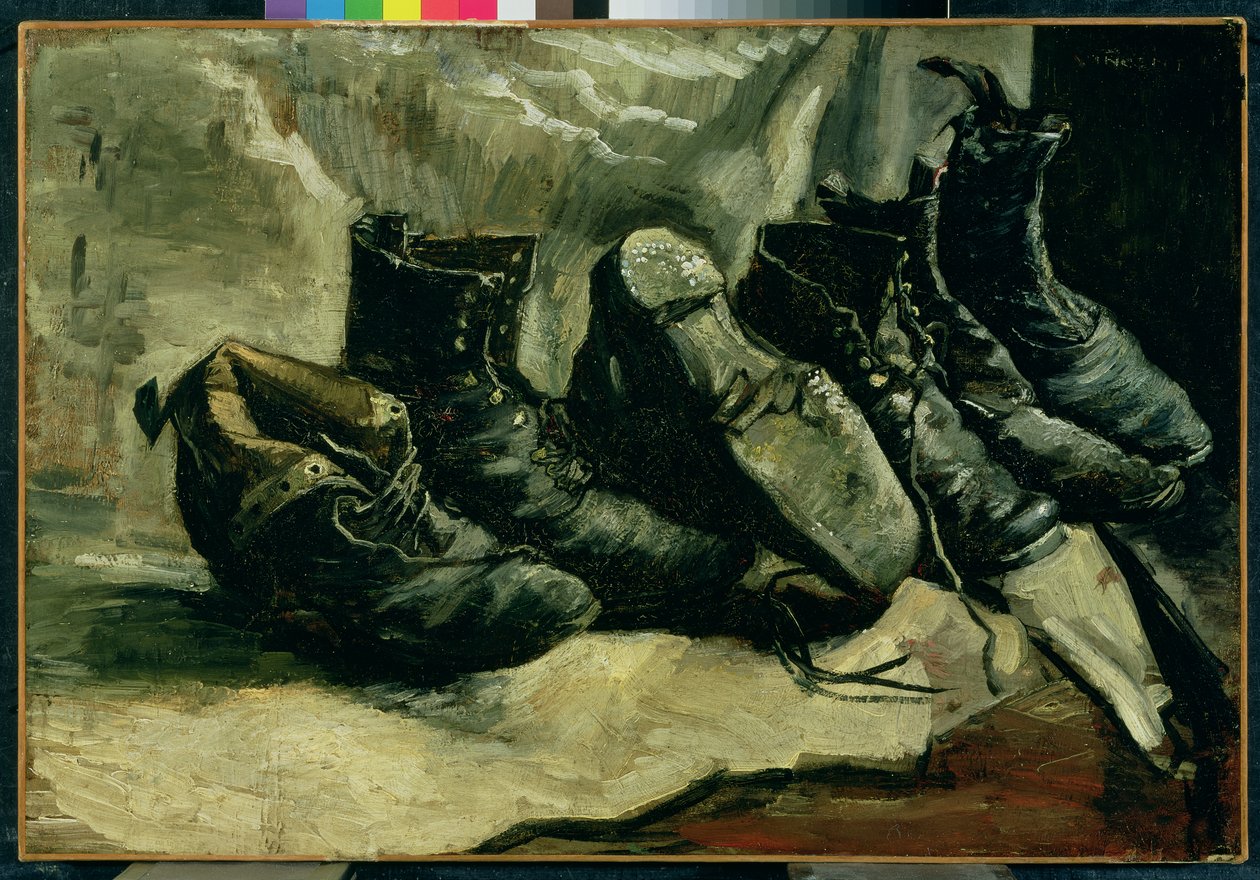 Três pares de sapatos de Vincent van Gogh