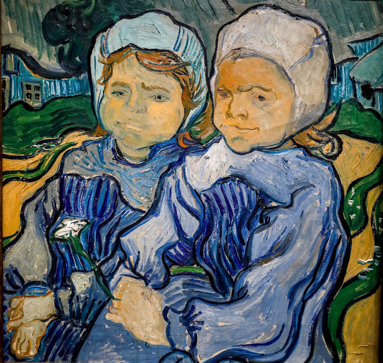Duas meninas pequenas de Vincent van Gogh