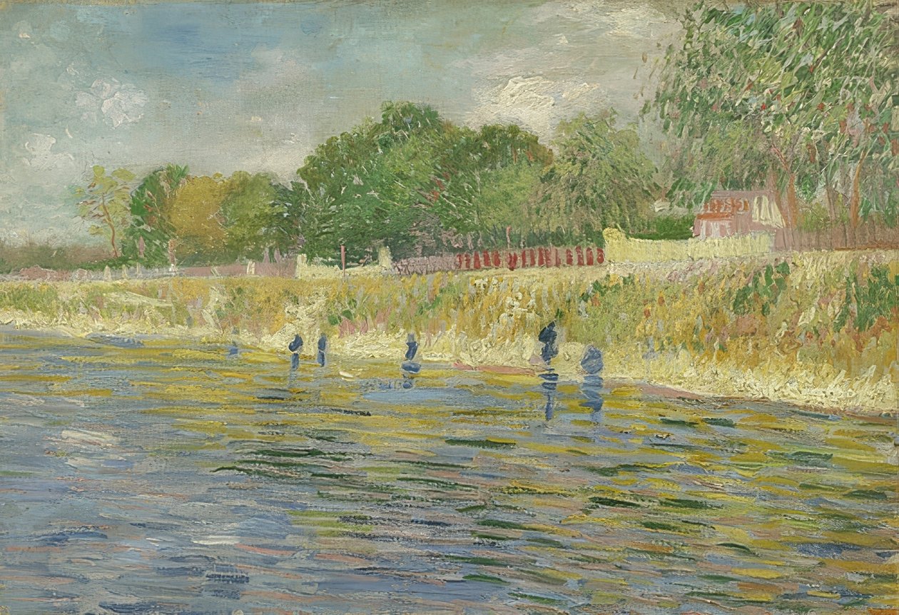 Banco do Sena. Paris, maio-julho de 1887 de Vincent van Gogh