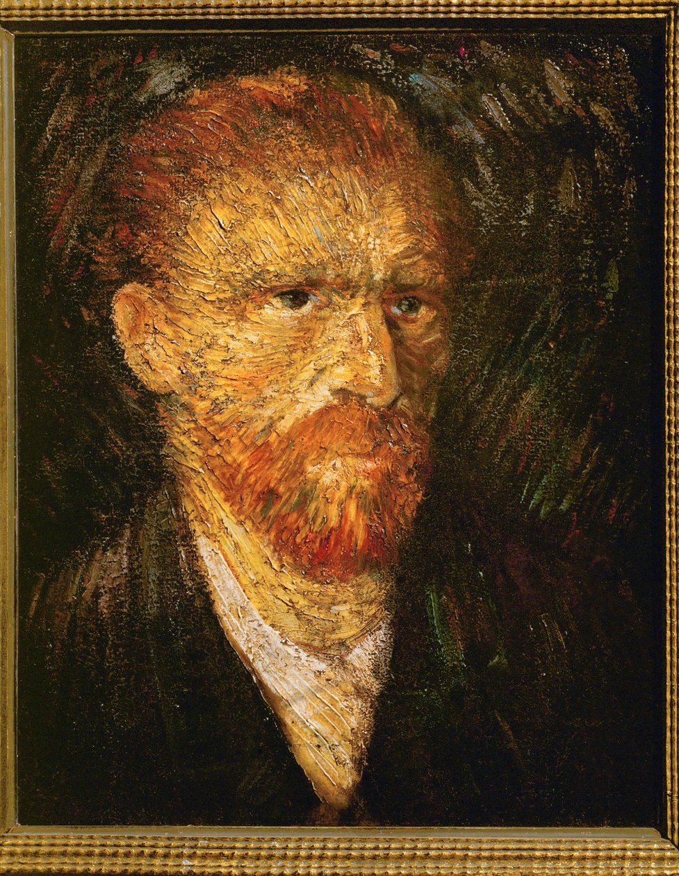 Van Gogh, autorretrato, c.1887 (óleo sobre tela) de Vincent van Gogh