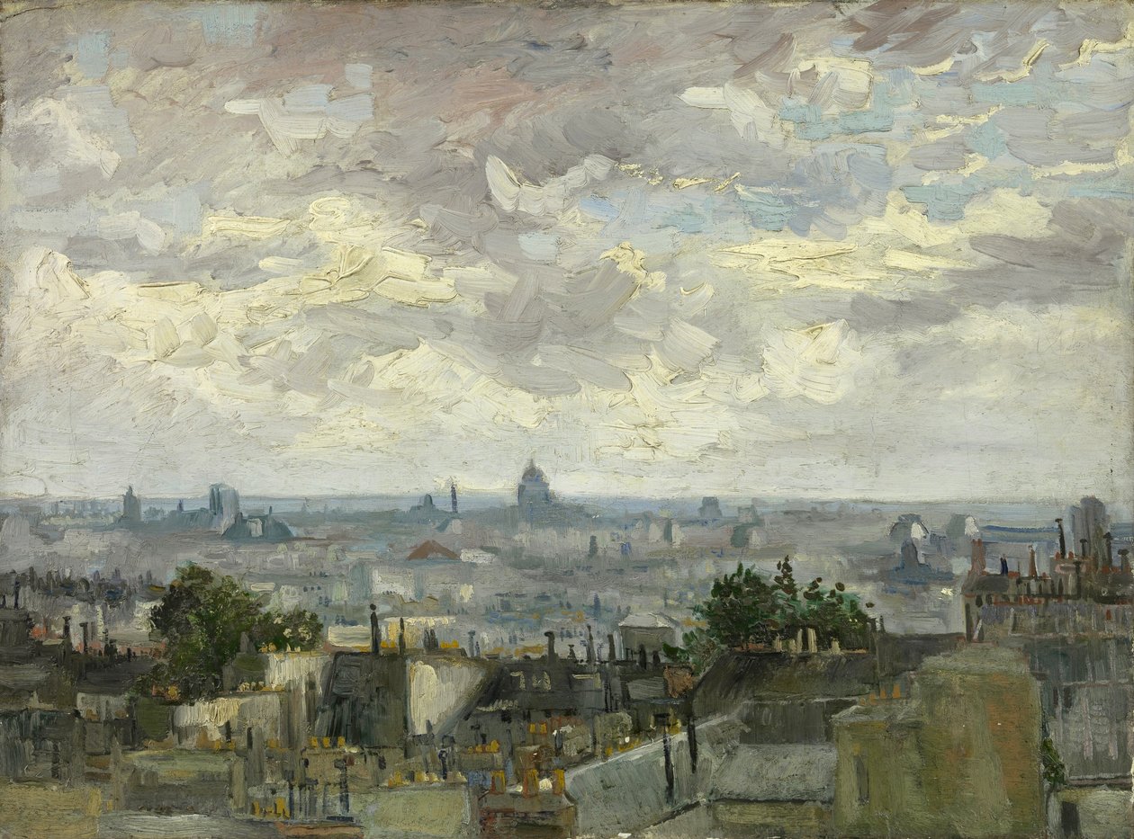 Vista de Paris de Vincent van Gogh