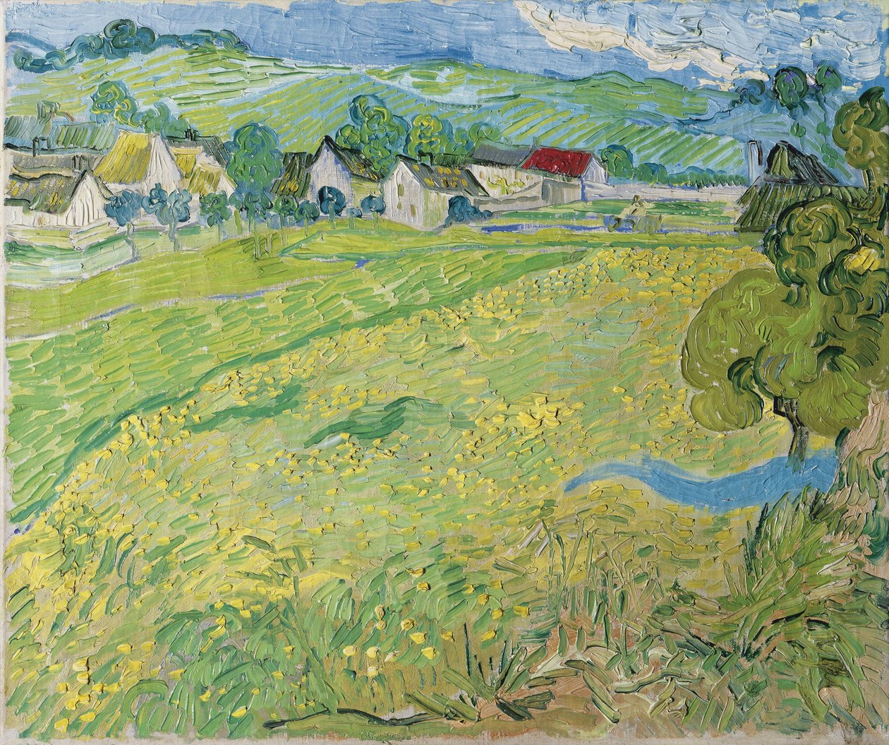 Les Vessenots em Auvers de Vincent van Gogh