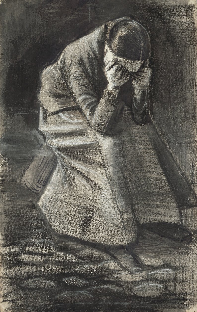Mulher chorando, 1883 de Vincent van Gogh
