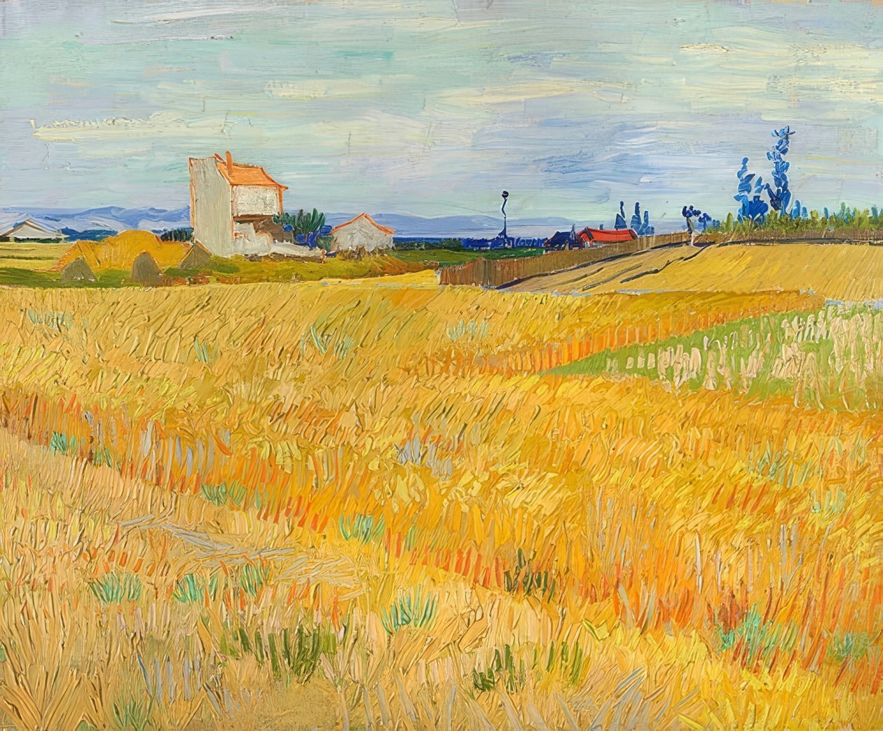 Campo de trigo (Champ de blé). 1888 de Vincent van Gogh