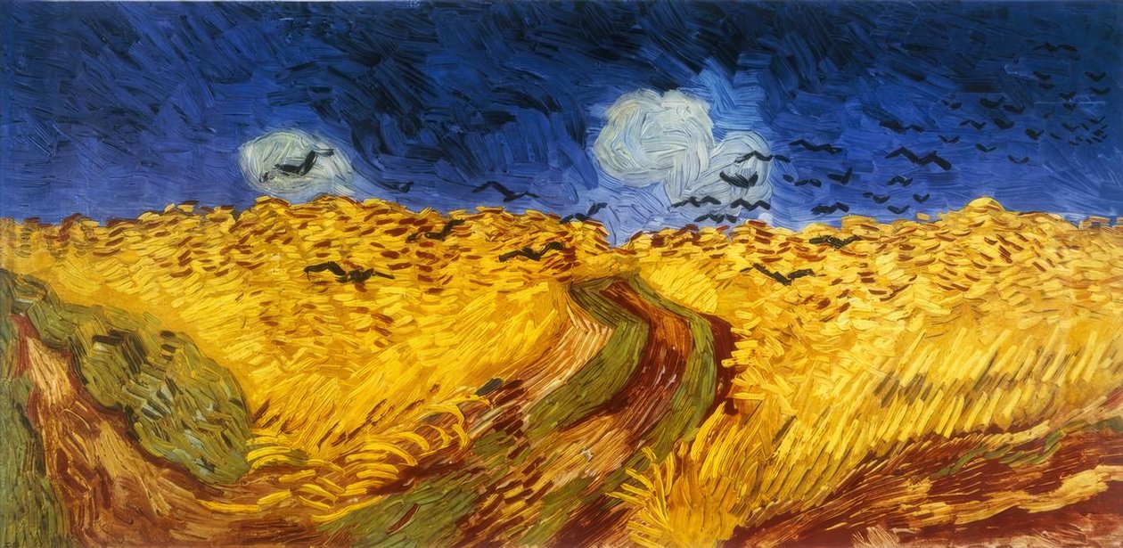 Campo de trigo com corvos de Vincent van Gogh