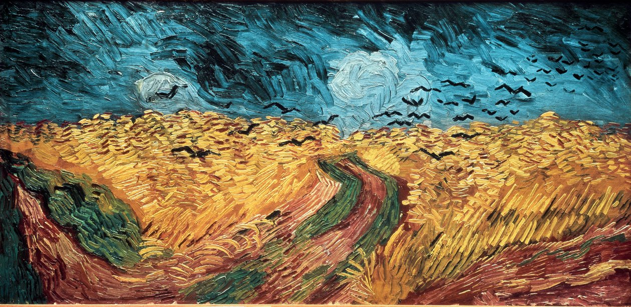 Campo de trigo com corvos de Vincent van Gogh