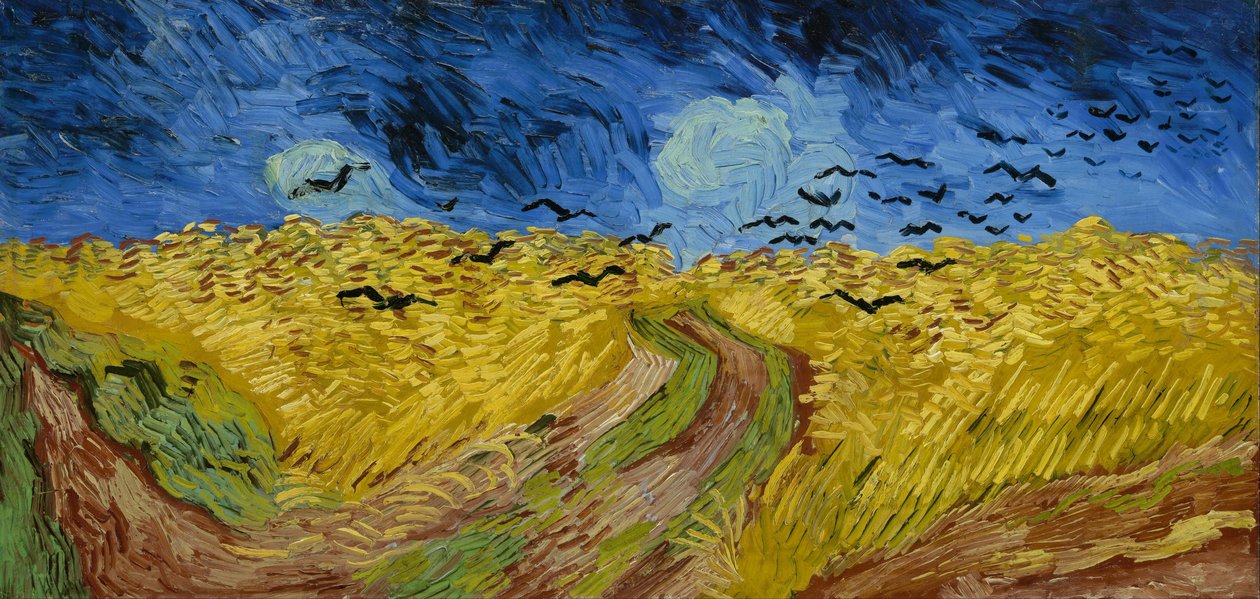 Campo de trigo com corvos de Vincent van Gogh