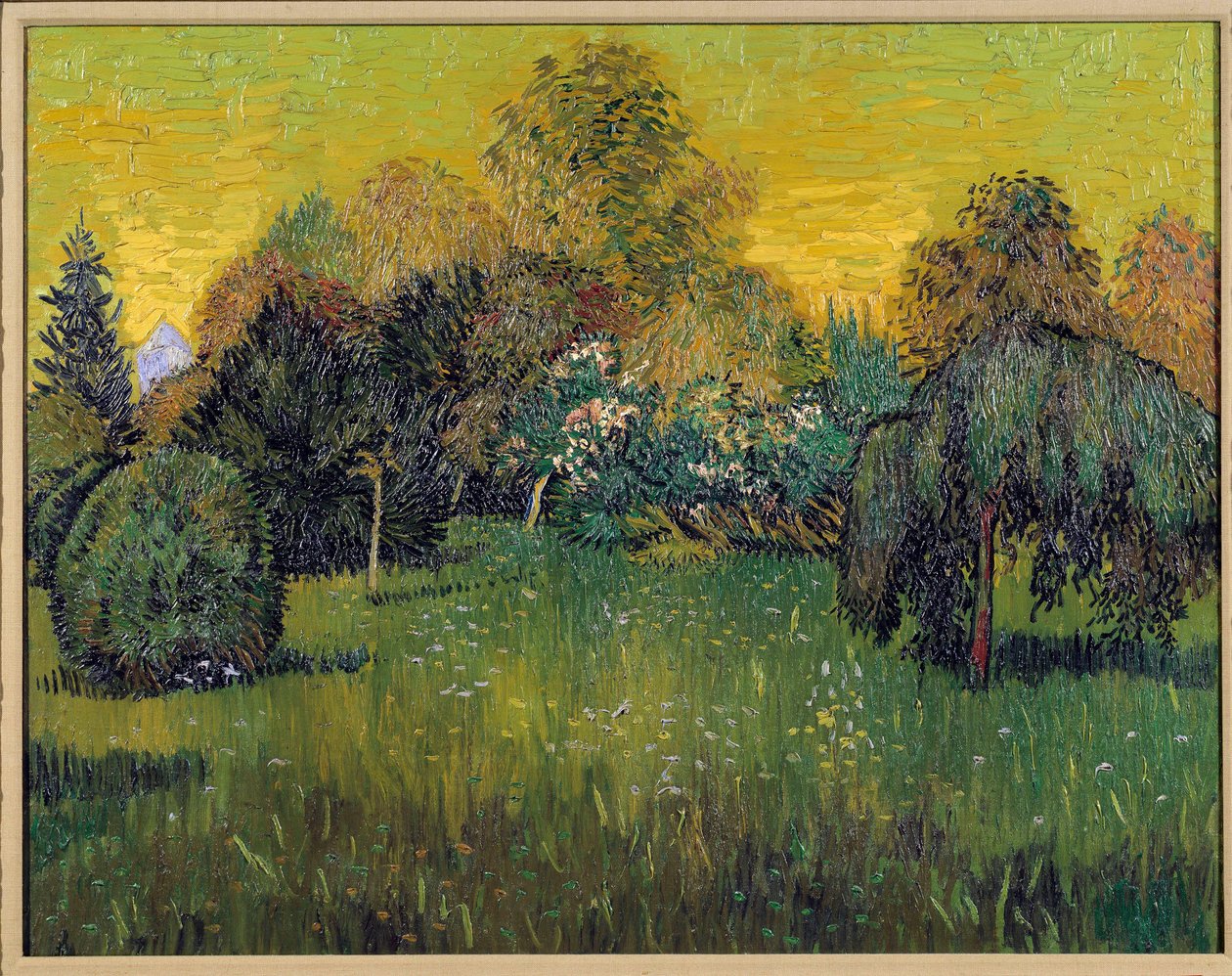 o jardim do poeta de Vincent van Gogh