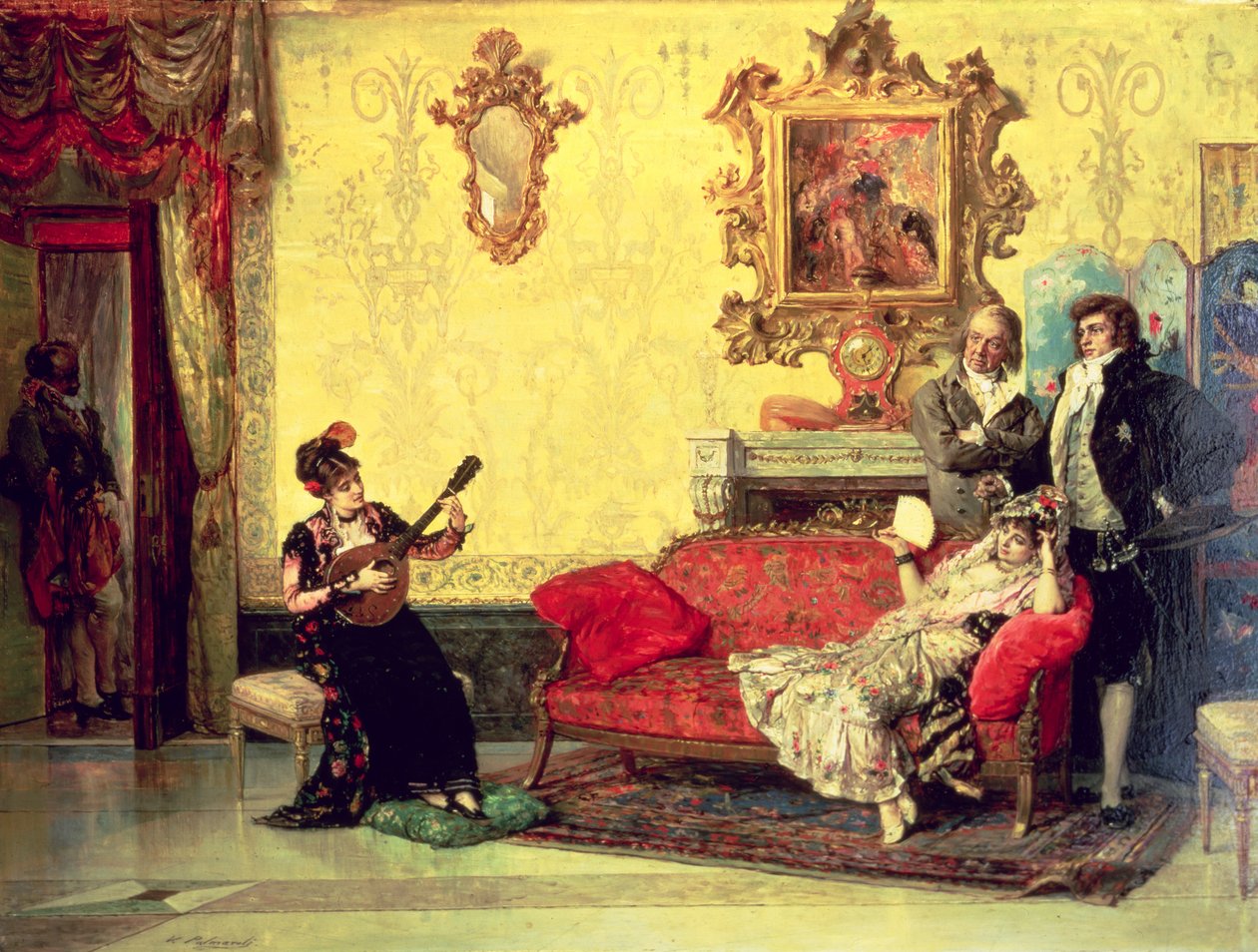 O concerto de Vincente Gonzalez Palmaroli