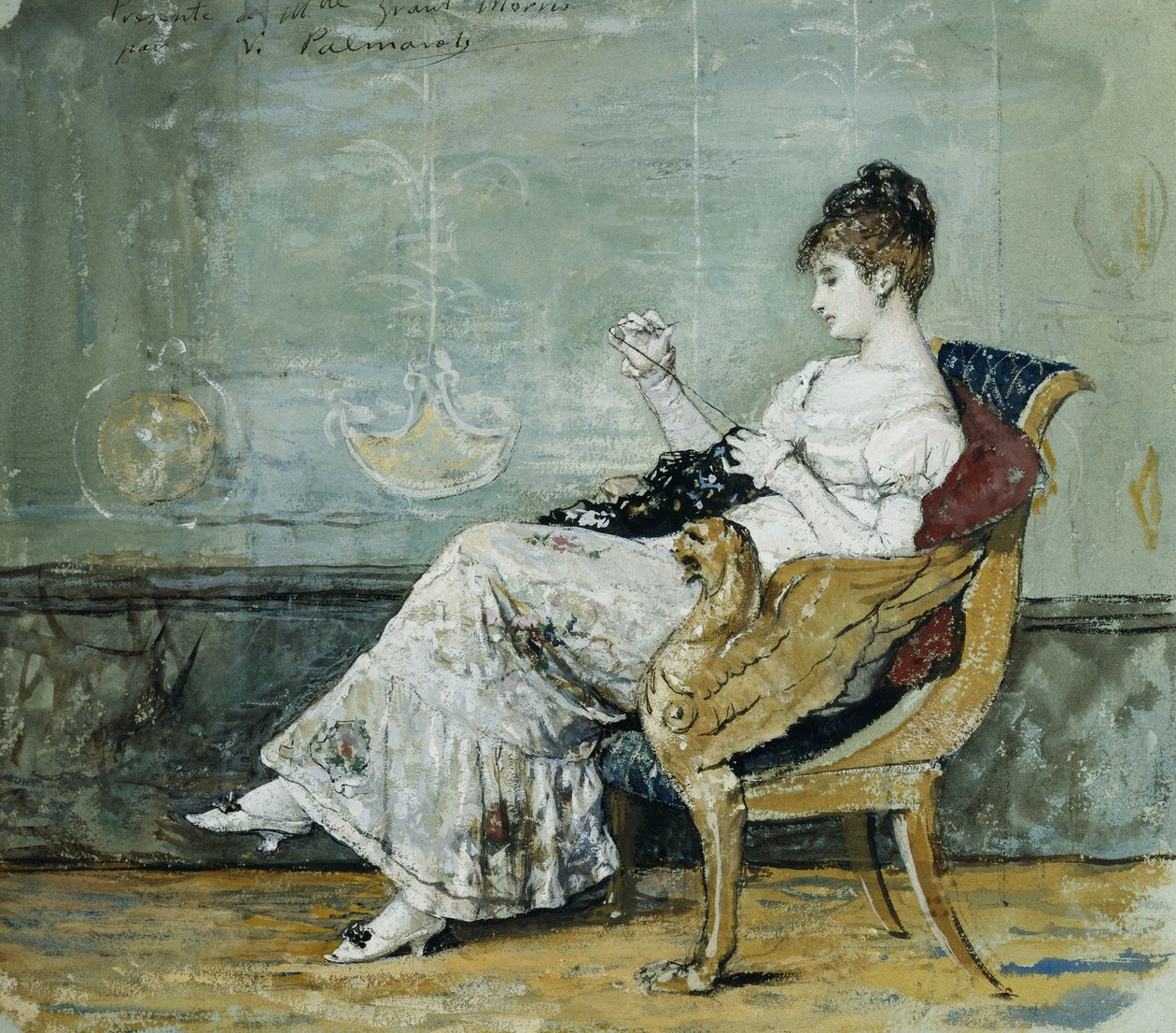 Um momento de paz, de Vincente Gonzalez Palmaroli