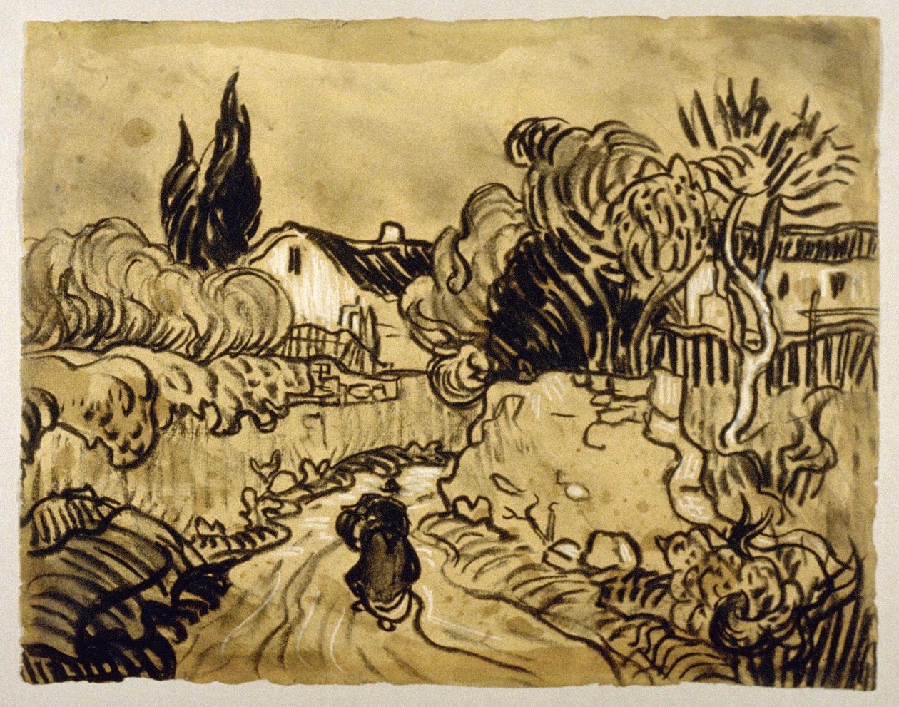 Paisagem de Auvers (1890) de Vincent van Gogh