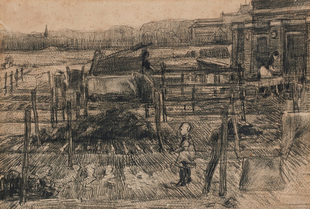 Quintal com dois algarismos (1882) de Vincent van Gogh