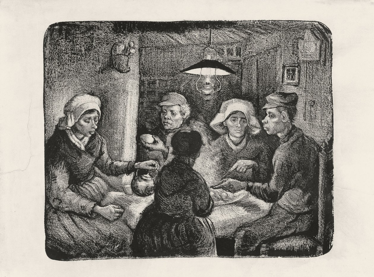 Os comedores de batata de Vincent van Gogh