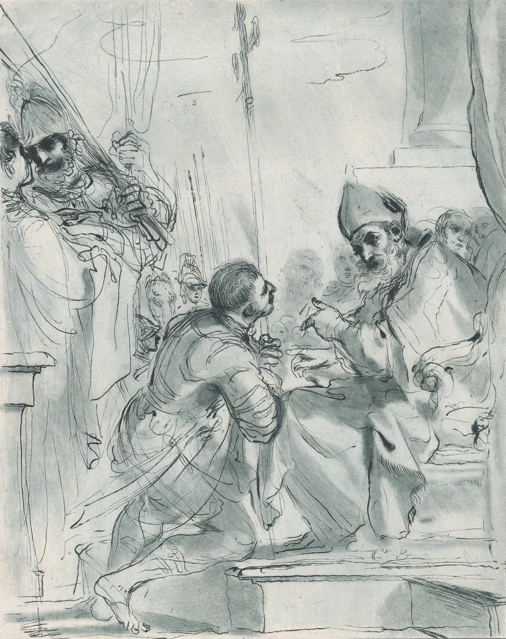 Arrependimento de São Guilherme, 1764-98. de Vincenzio Vangelisti