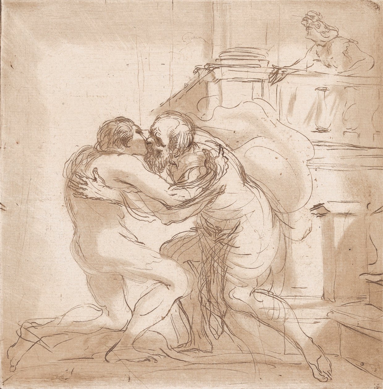 O Retorno do Filho Pródigo, 1764-98. de Vincenzio Vangelisti